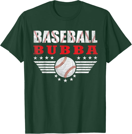 Baseball Bubba Funny Sports Players Bubba Father's Day T-Shirt - T-Shirt | Forest