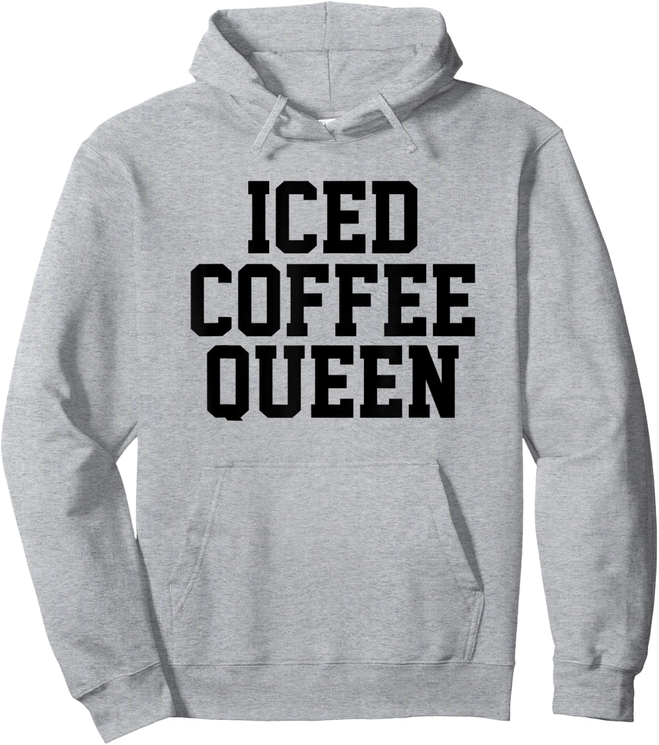 Funny Iced Coffee Queen Coffee Queen Woman Hoodie - Hoodie | Ash