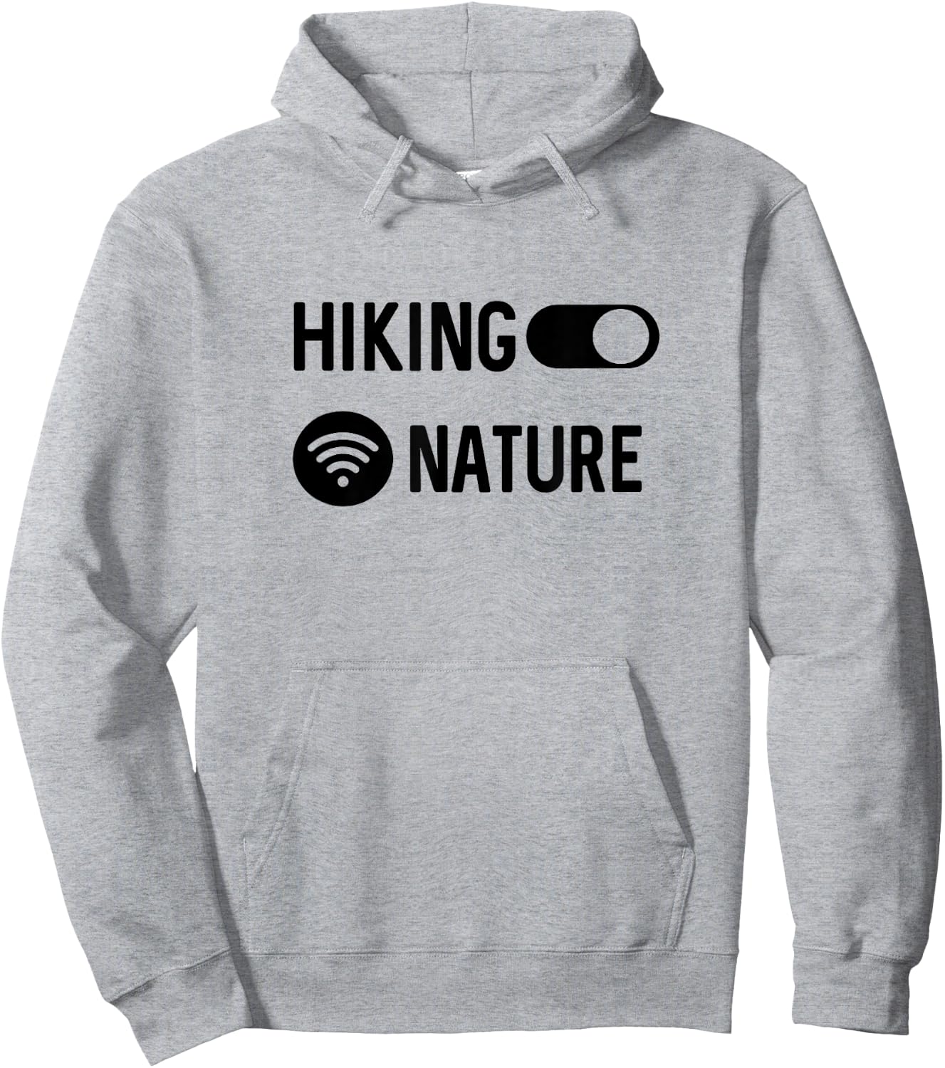 Connected To Nature Hiking Hiker Hoodie - Hoodie | Ash