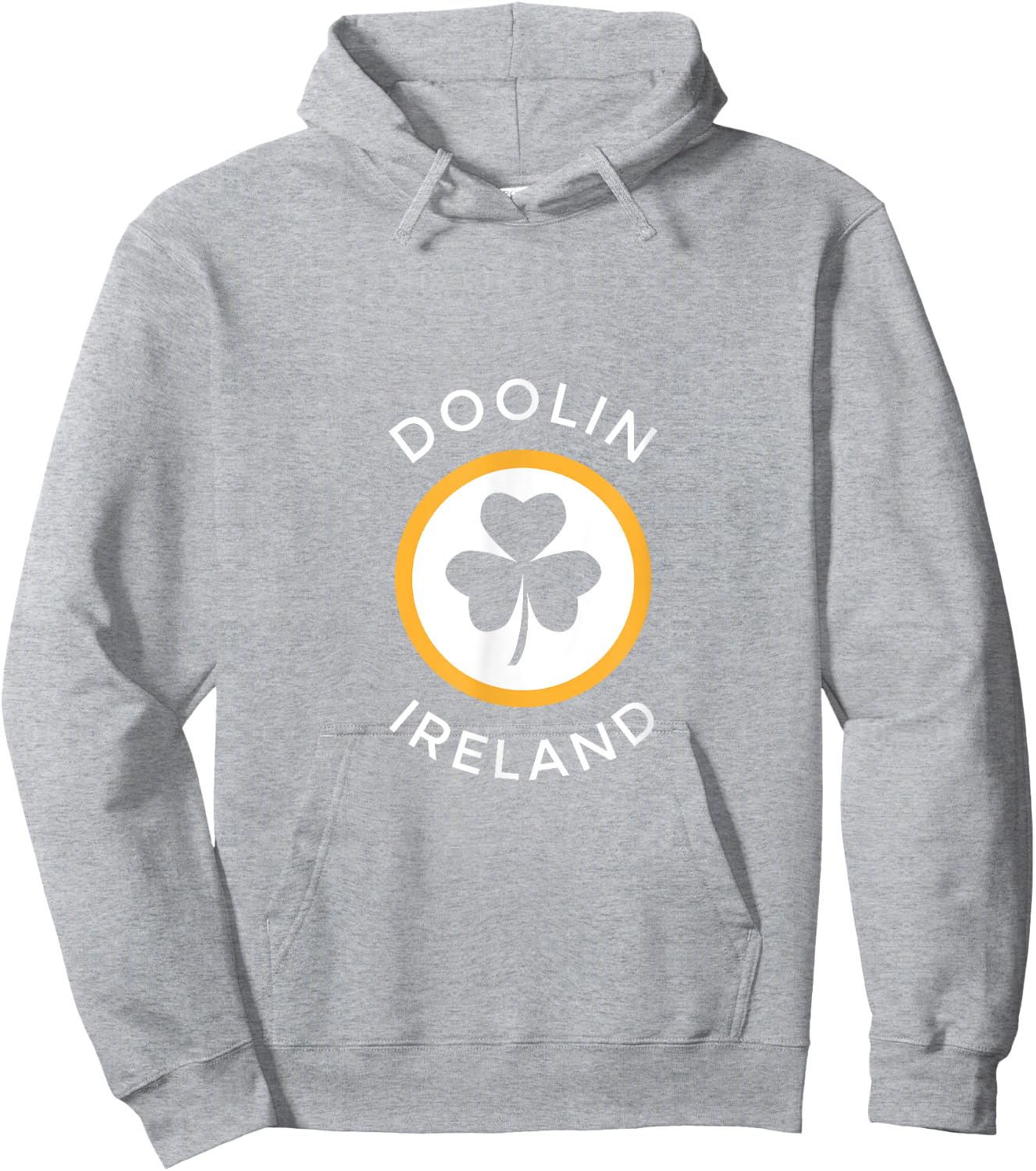 Doolin Clare Shamrock Ireland Souvenir Hoodie - Hoodie | Ash