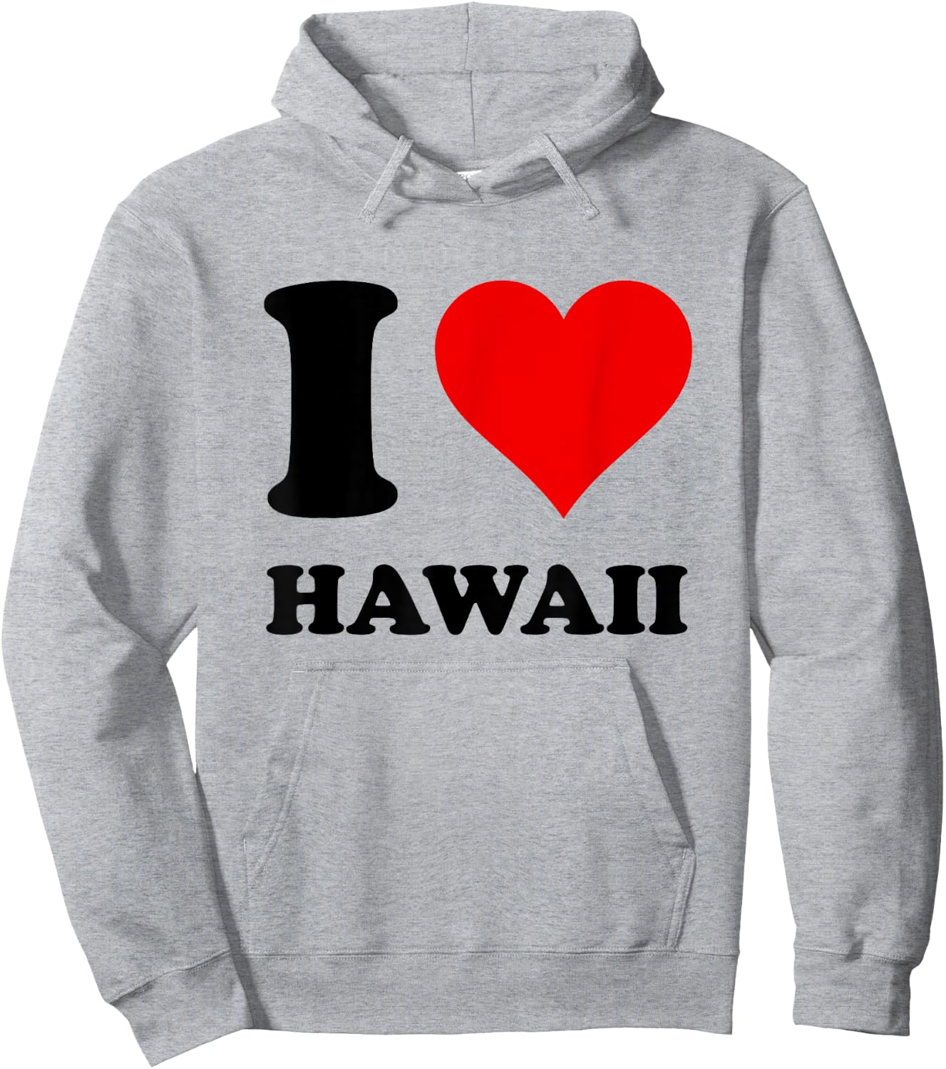 I Love Hawaii Hoodie - Hoodie | Ash