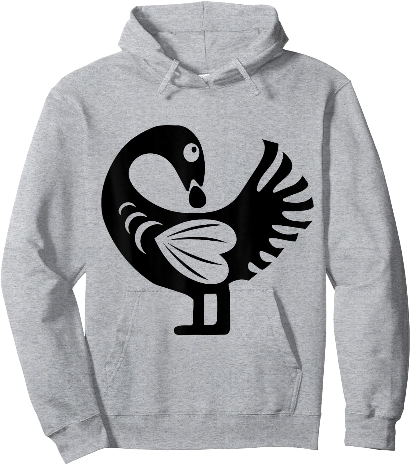 Sankofa Symbol Adinkra Ghana Black History Bird Hoodie - Hoodie | Ash