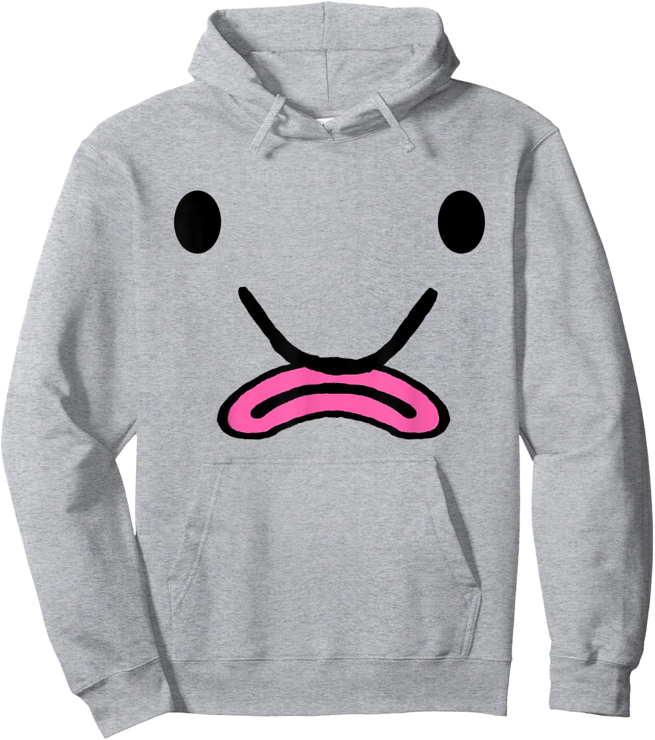 Blobfish Costume Funny Ugly Grumbling Fish Hoodie - Hoodie | Ash