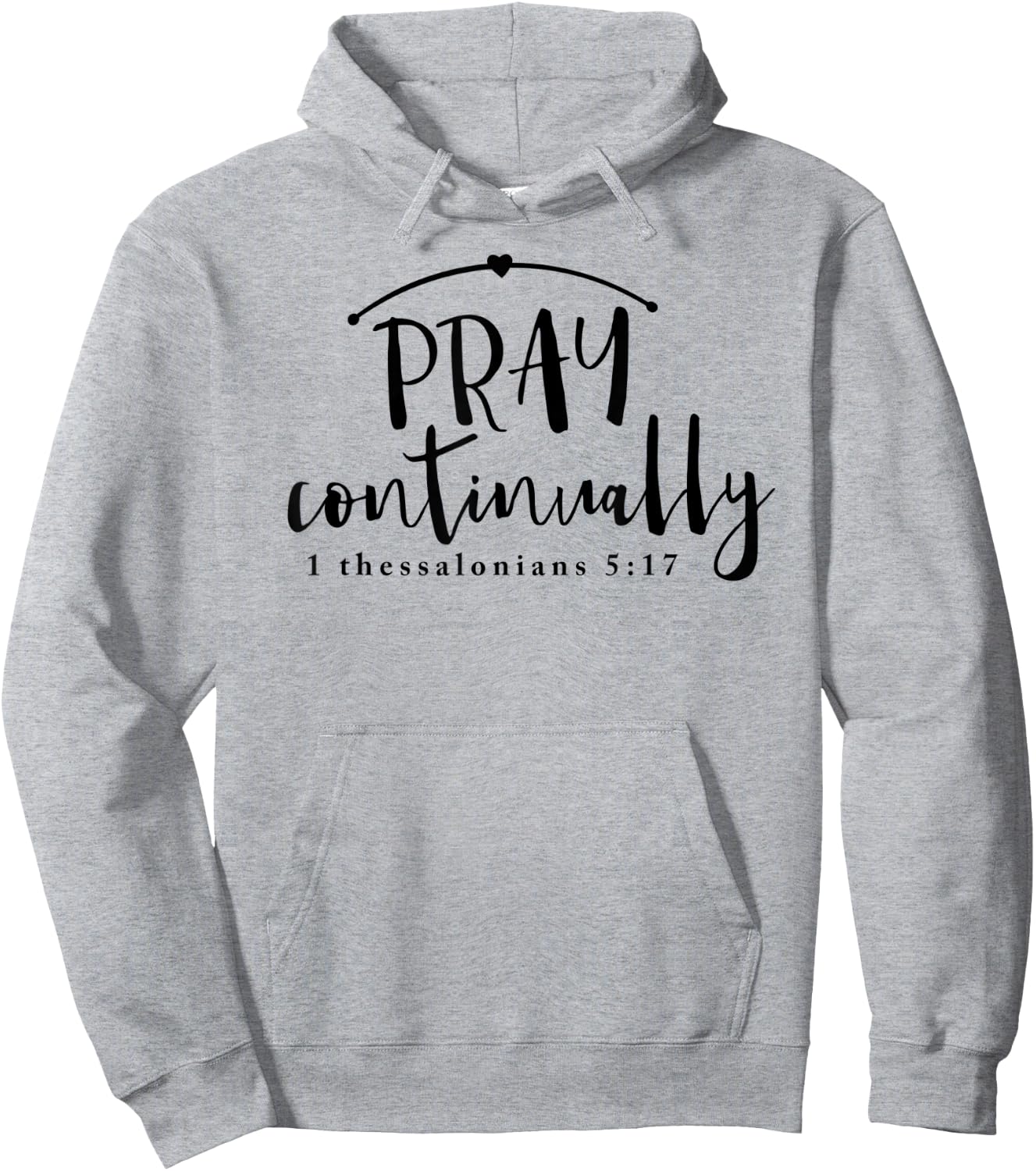 Pray Continually Hoodie - Hoodie | Ash