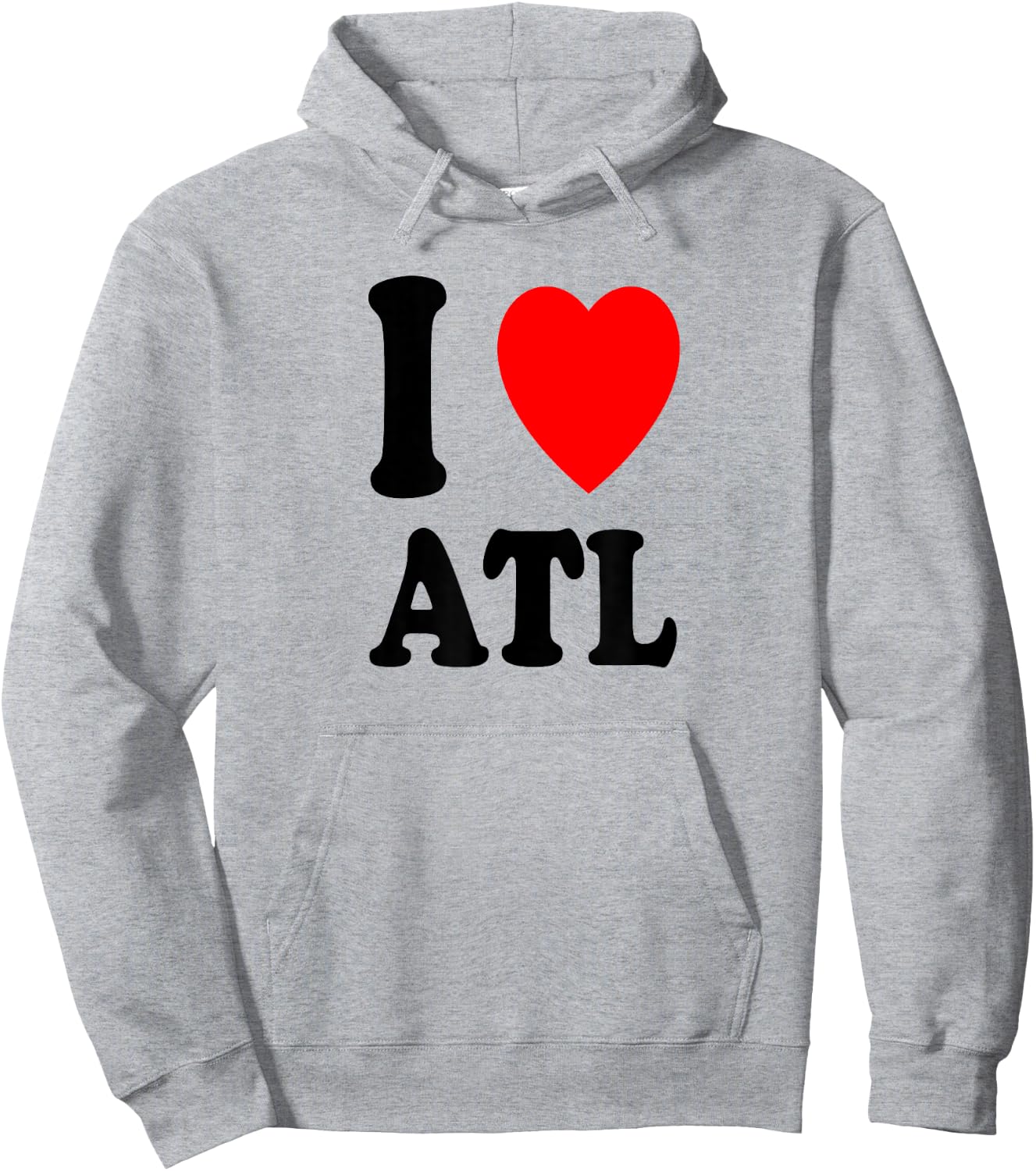 I Heart (Love) Atlanta ATL Hoodie - Hoodie | Ash