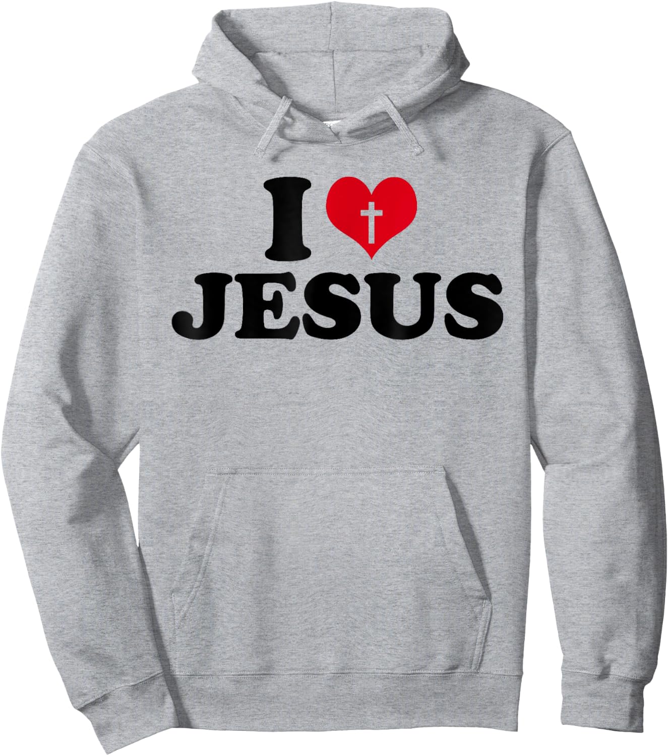 I love Jesus , I heart Jesus Hoodie - Hoodie | Ash