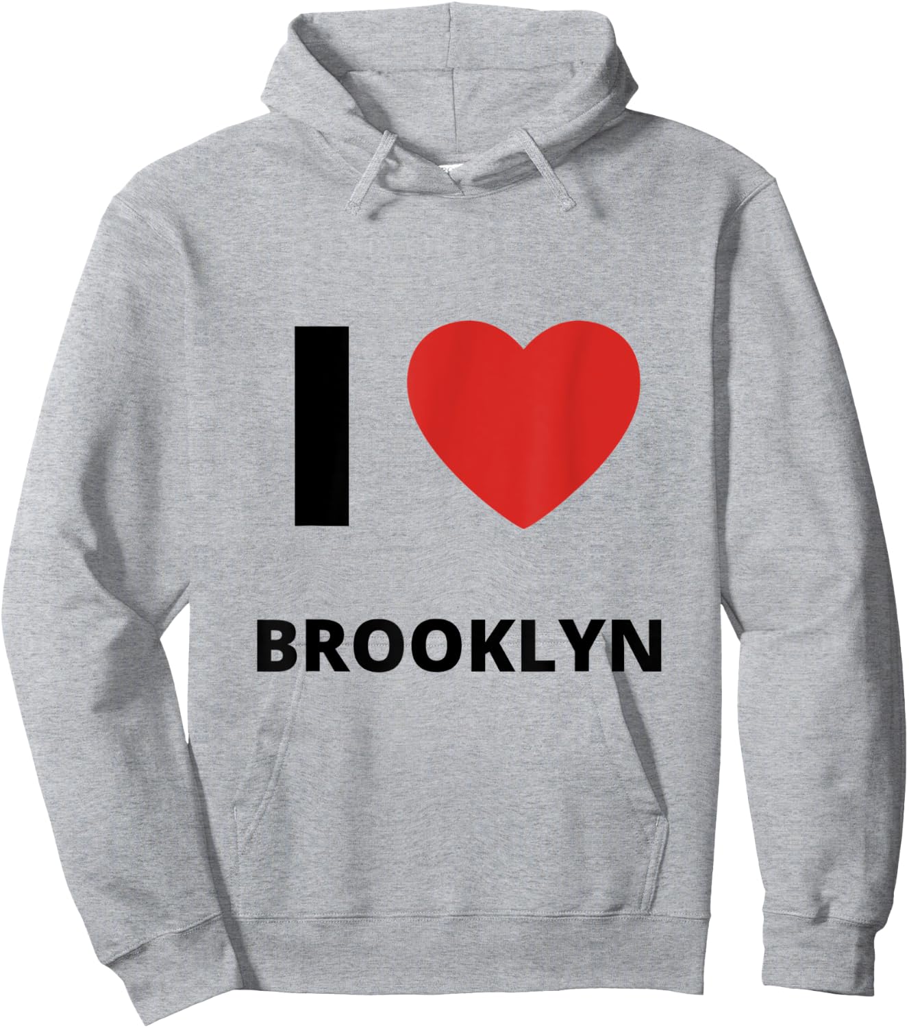 I Love Brooklyn New York Apparel Hoodie - Hoodie | Ash