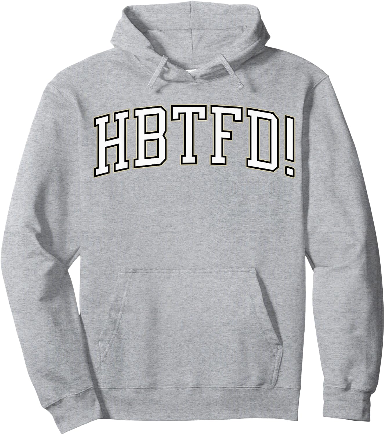 HBTFD! Football Hoodie - Hoodie | Ash