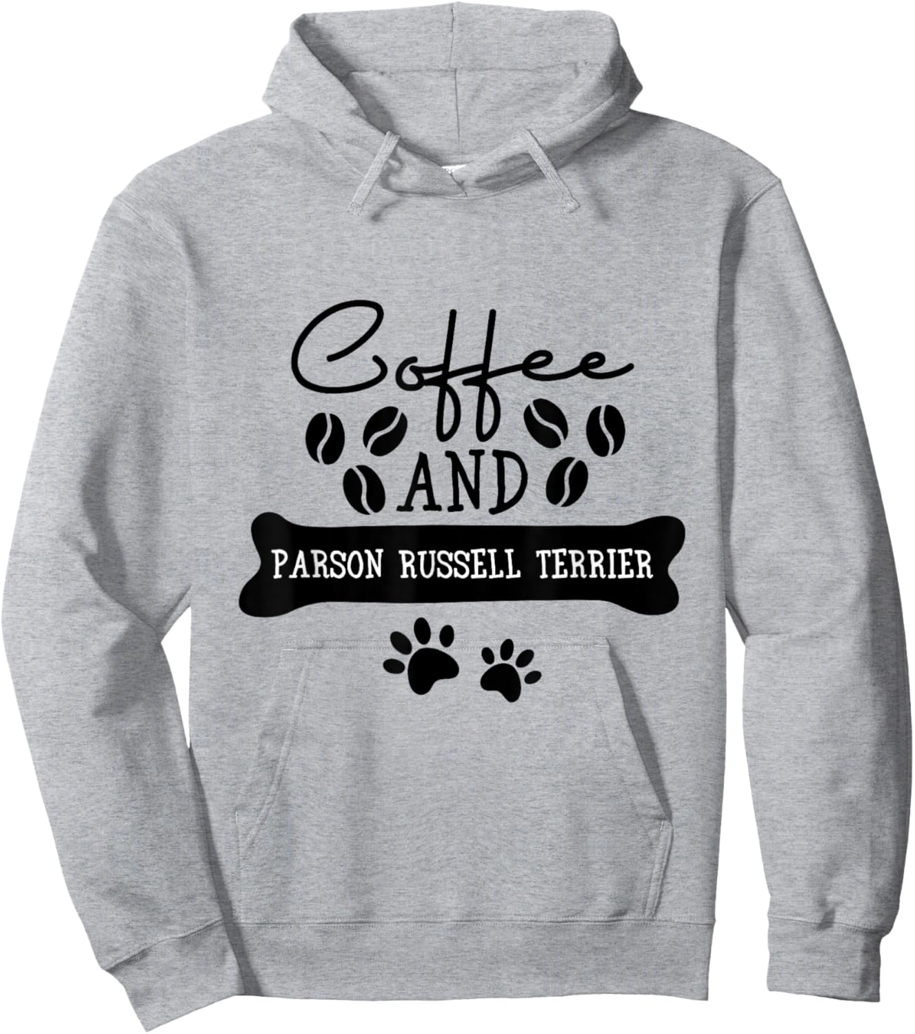Coffee and parson russell terrier Hoodie - Hoodie | Ash