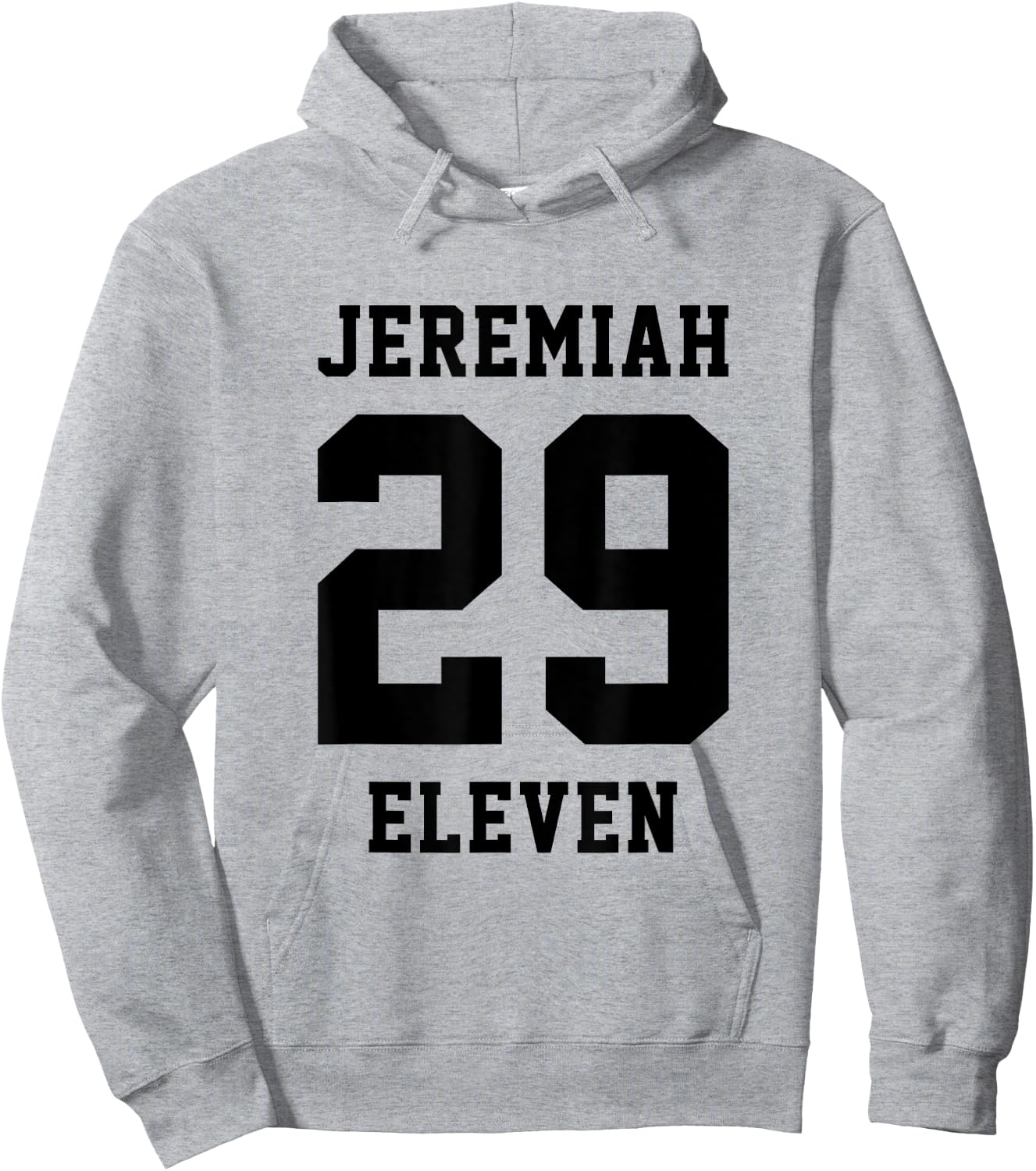 Jeremiah 29 11 Christian Bible Verse Hoodie - Hoodie | Ash