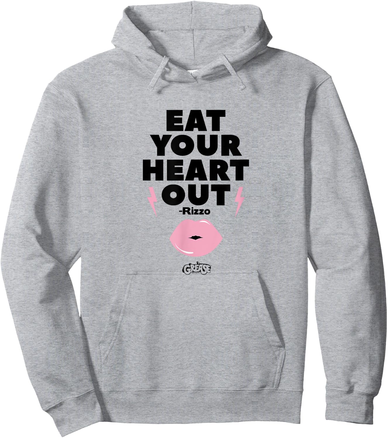 Grease - Rizzo Lips Eat Your Heart Out Hoodie - Hoodie | Ash