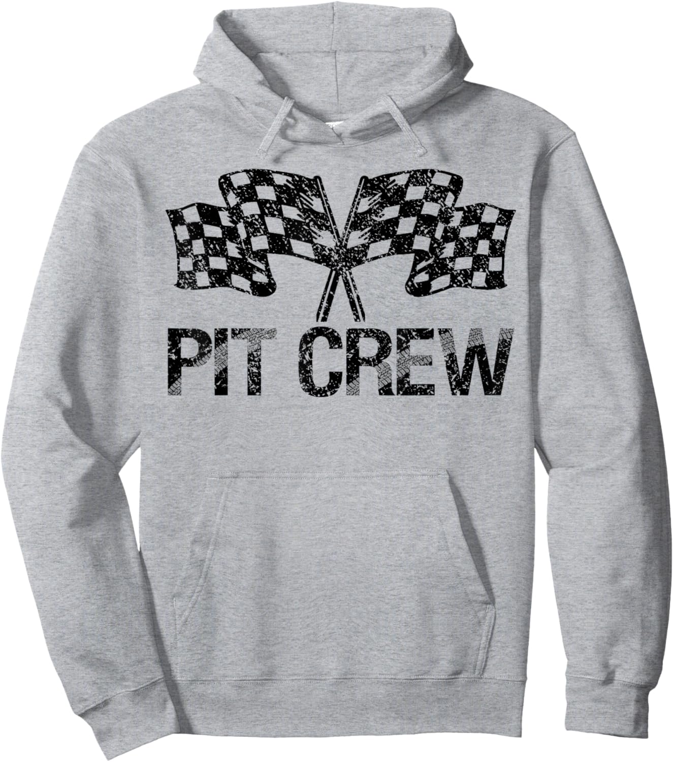 Pit Crew for Race Car Parties Hoodie - Hoodie | Ash