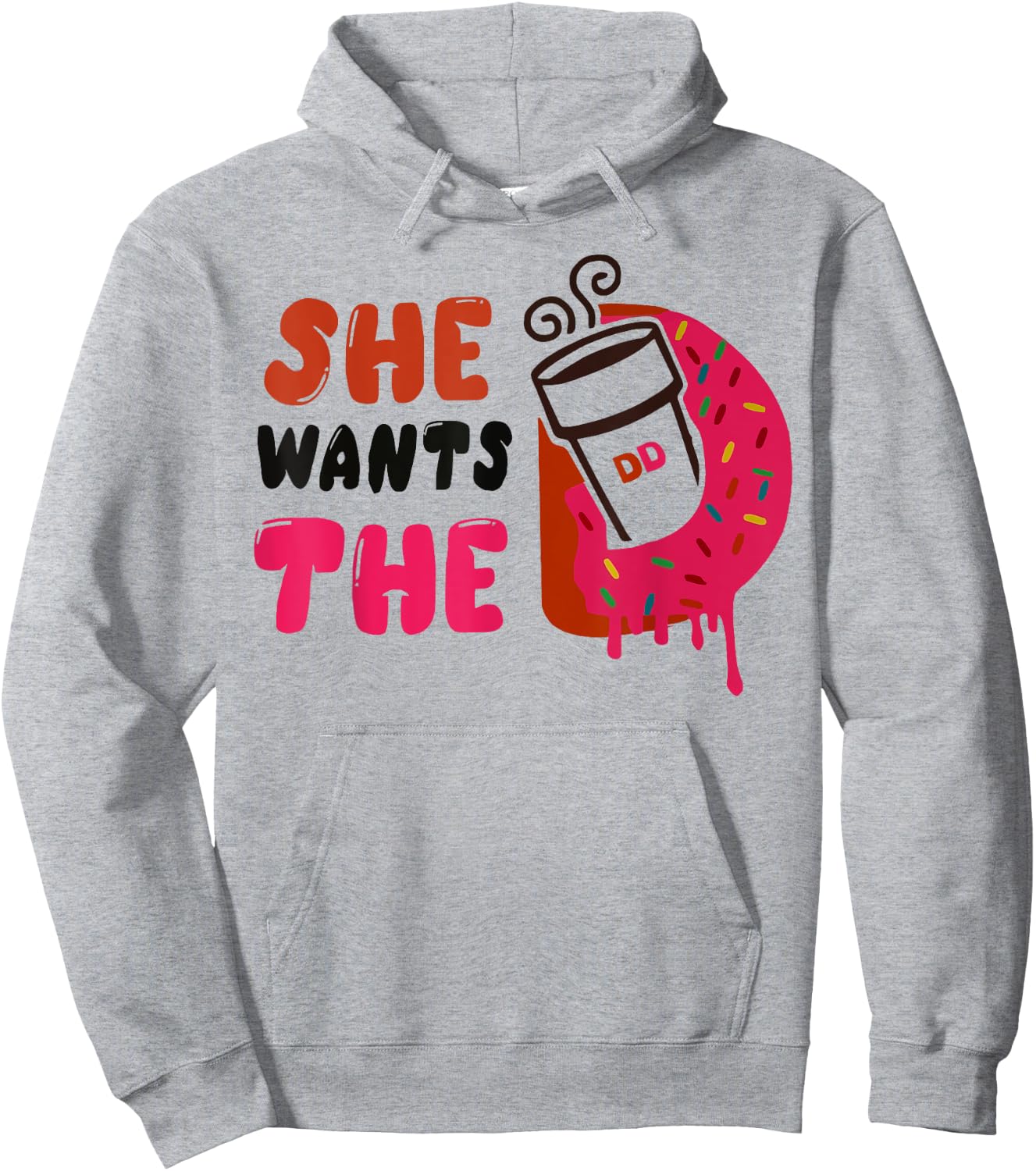 She Wants The DD Hoodie - Hoodie | Ash
