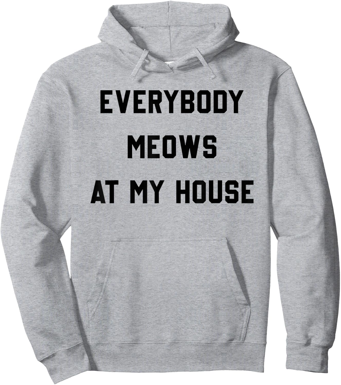 Everybody Meows At My House Hoodie - Hoodie | Ash