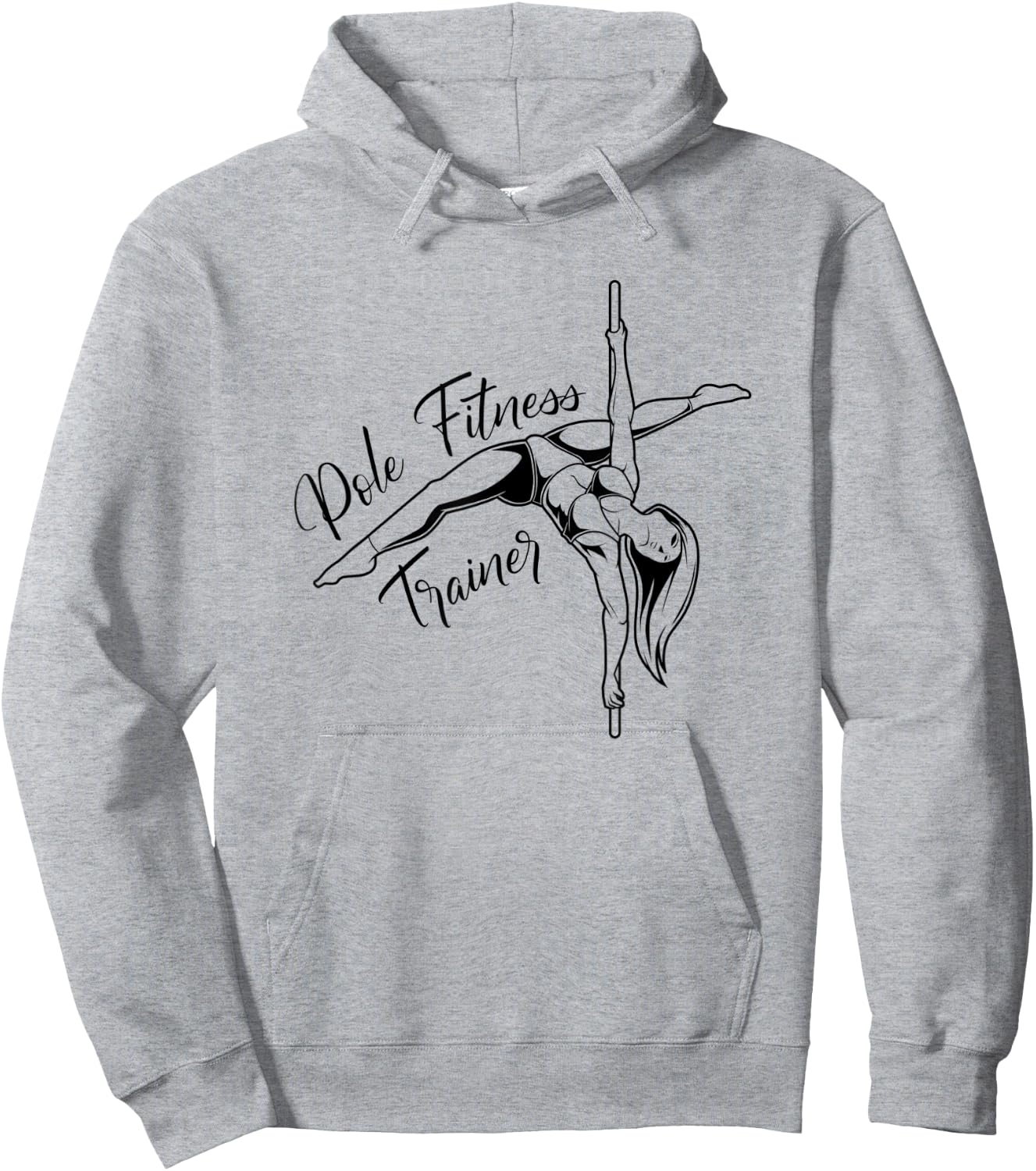 Pole Fitness Trainer Hoodie - Hoodie | Ash