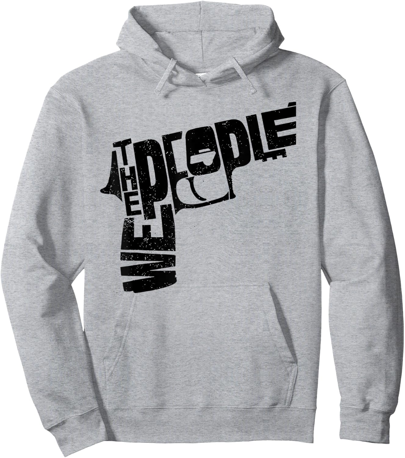 We The People Pistol Hoodie - Hoodie | Ash