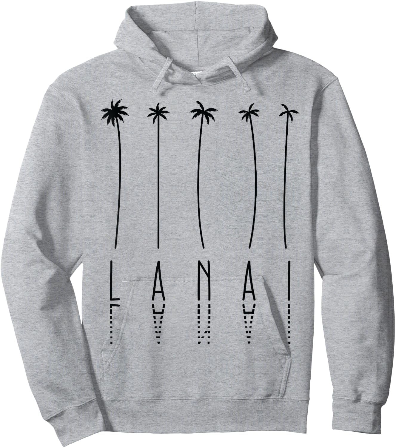 Palm Tree Vacation - Island USA Lanai Hoodie - Hoodie | Ash