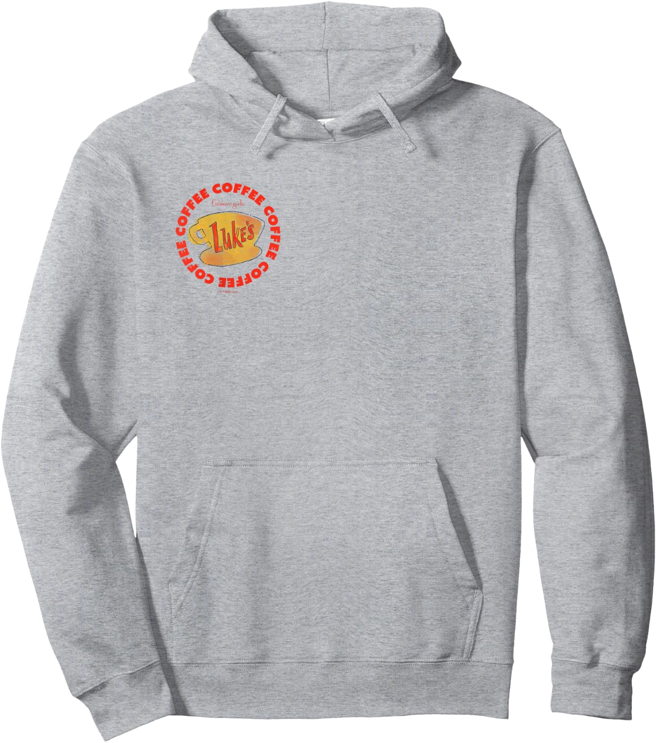 Gilmore Girls - Lukes Coffee Circle Hoodie - Hoodie | Ash
