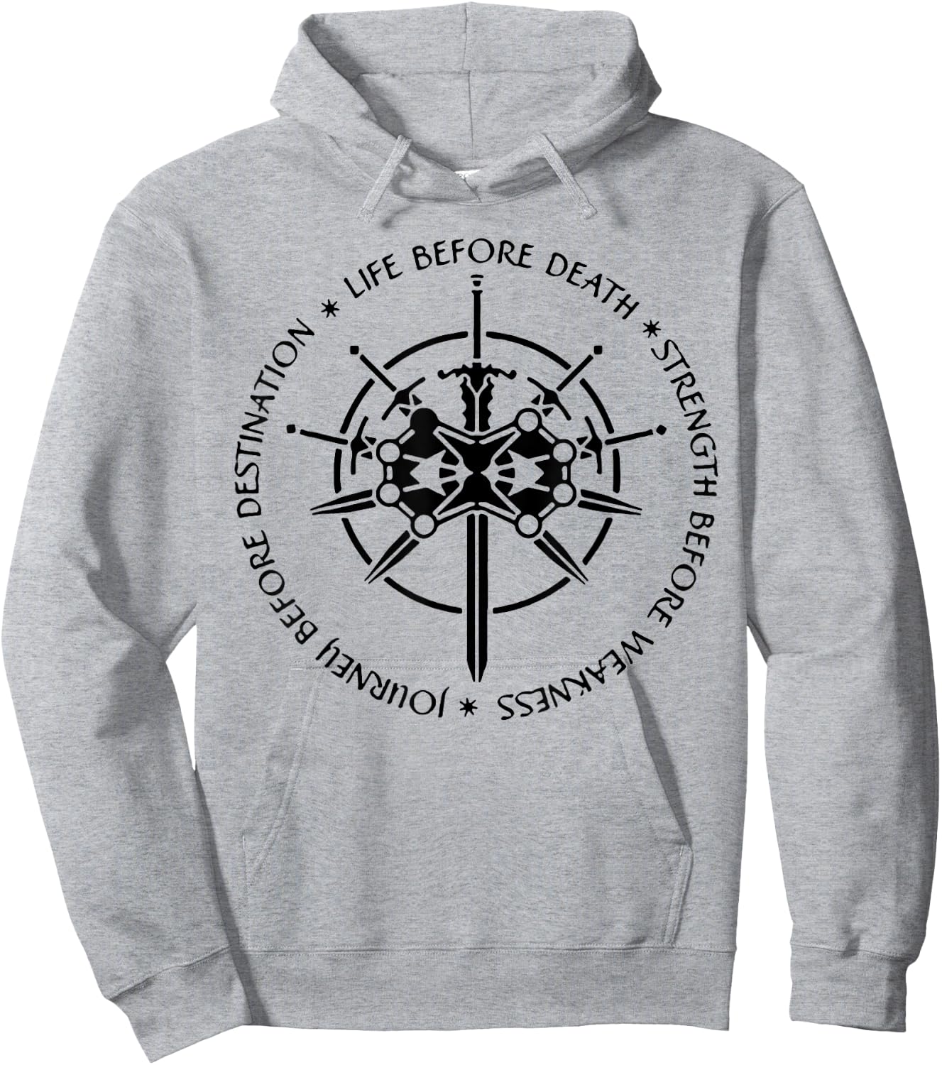 Life Before Death Strength Before Weakness Hoodie - Hoodie | Ash
