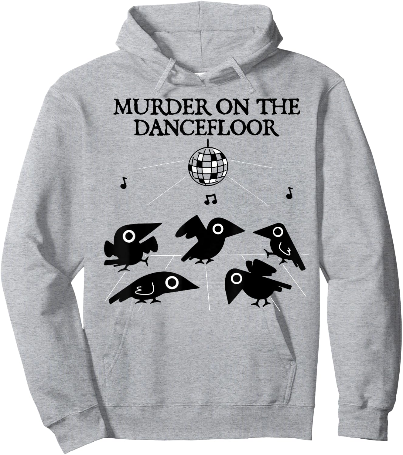 Murder On The Dancefloor Crow Hoodie - Hoodie | Ash