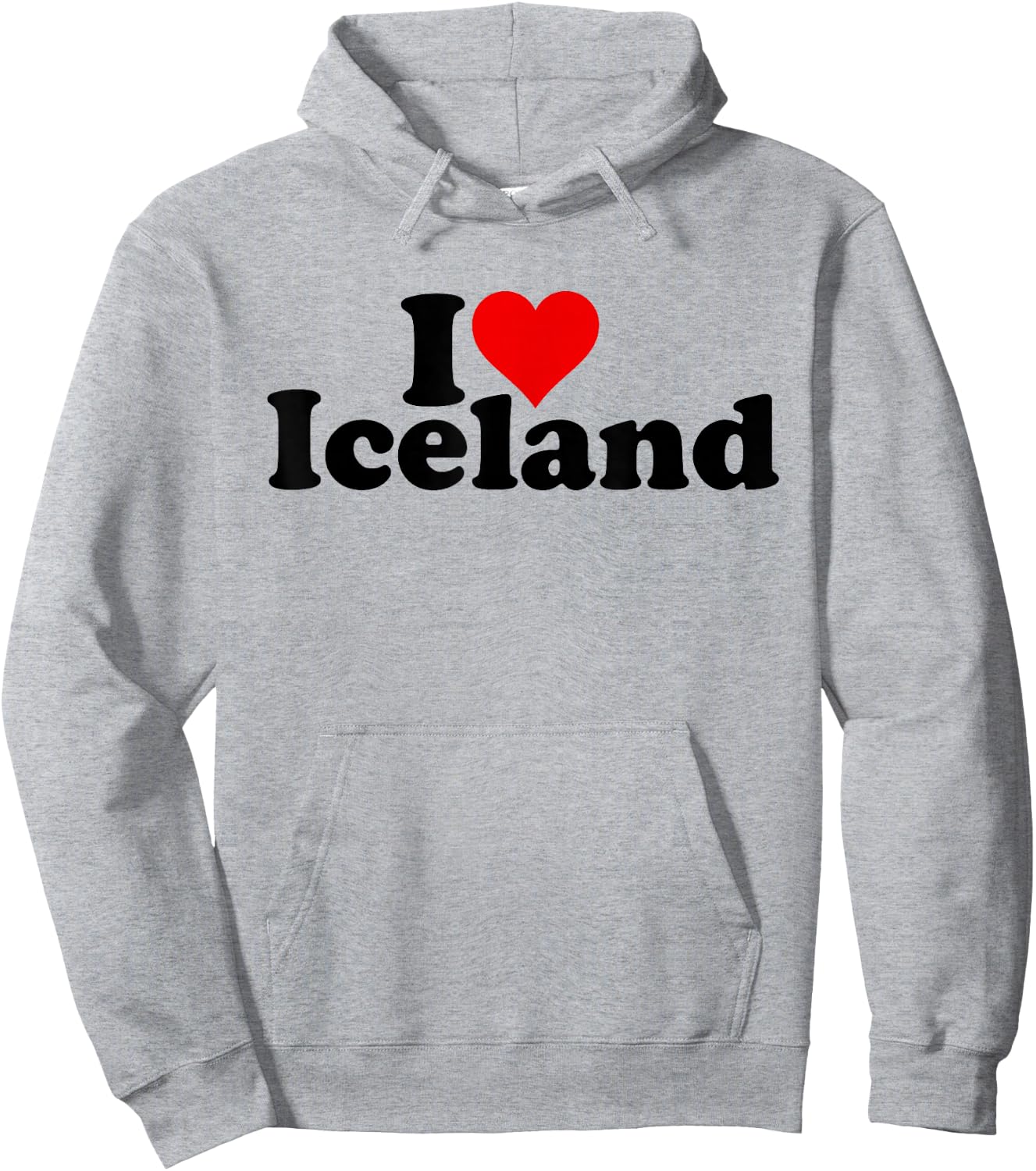 I Love Heart Iceland Hoodie - Hoodie | Ash