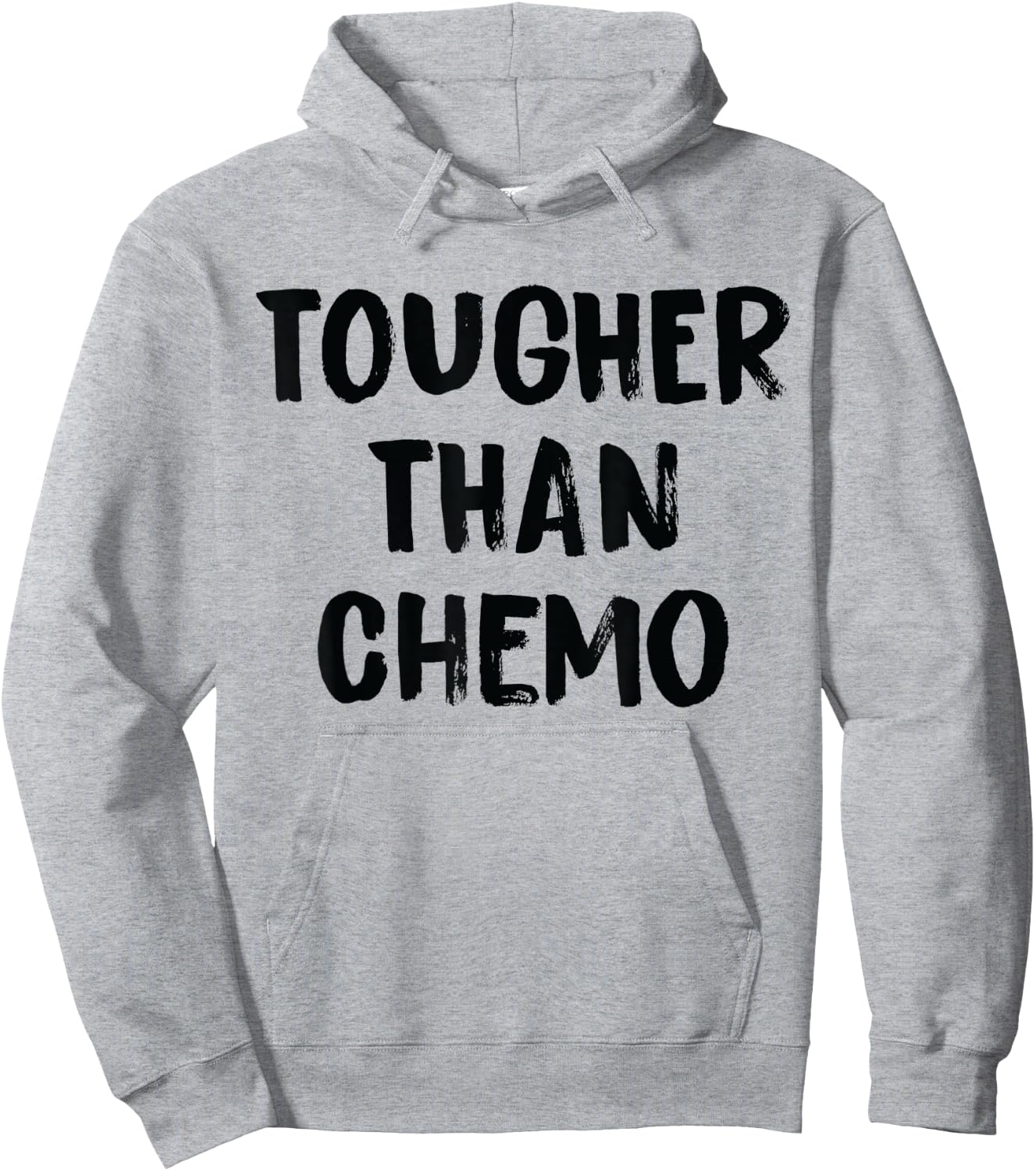 Tougher Than Cancer - Support Chemo Awareness Hoodie - Hoodie | Ash