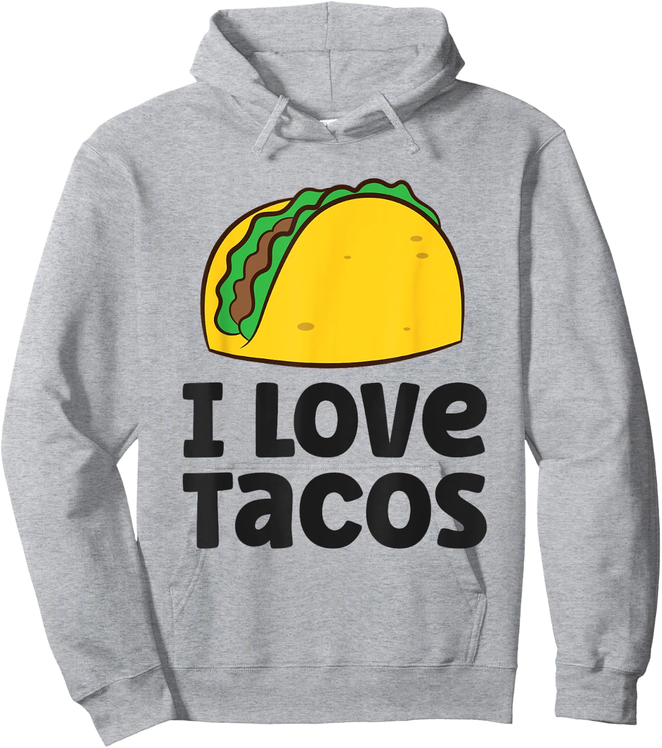 I Love Tacos Hoodie - Hoodie | Ash