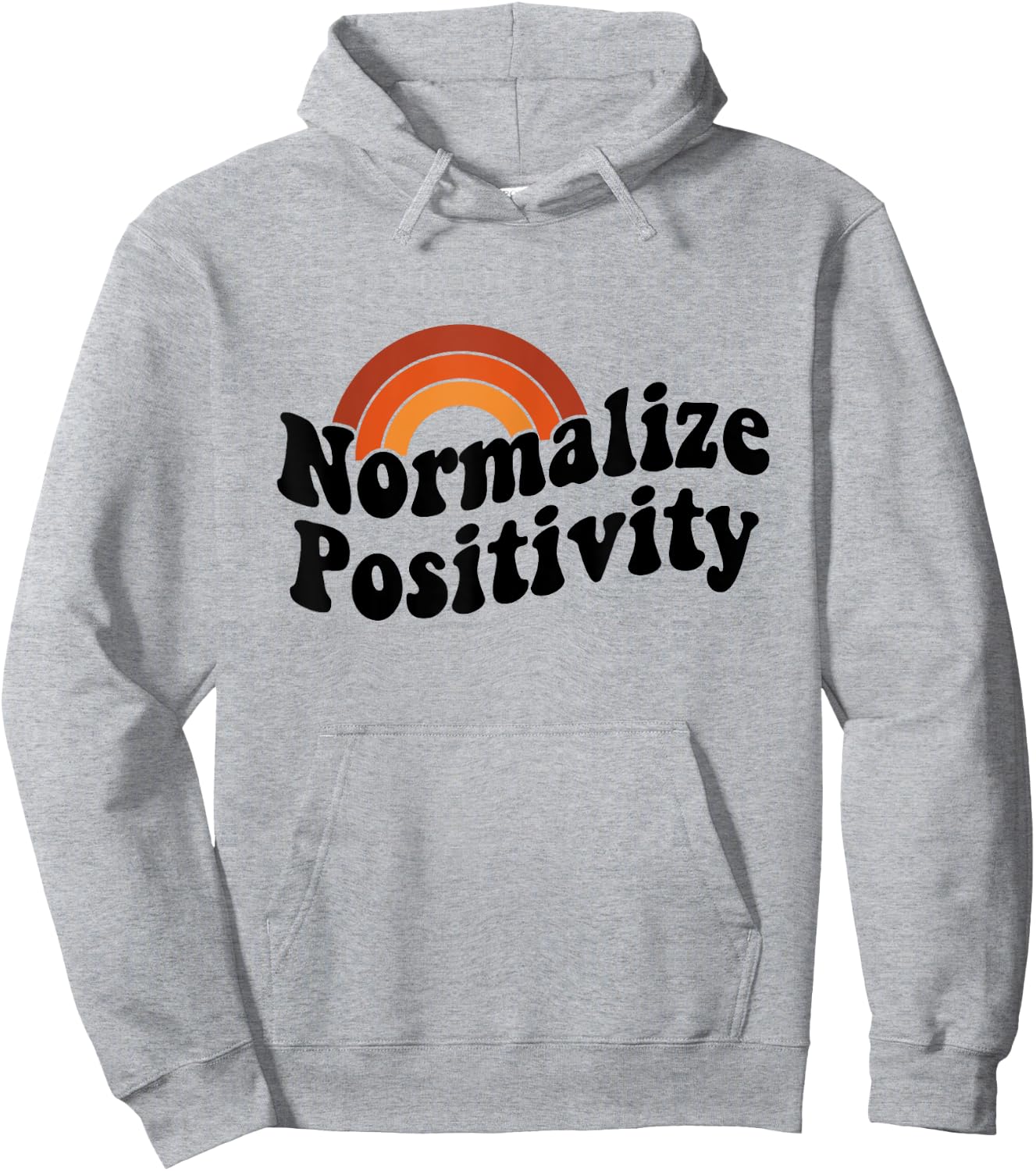 Normalize Positivity Hoodie - Hoodie | Ash