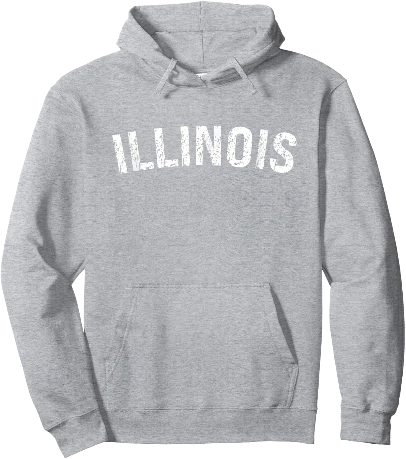 Vintage Illinois Illinois Orange Hoodie - Hoodie | Ash