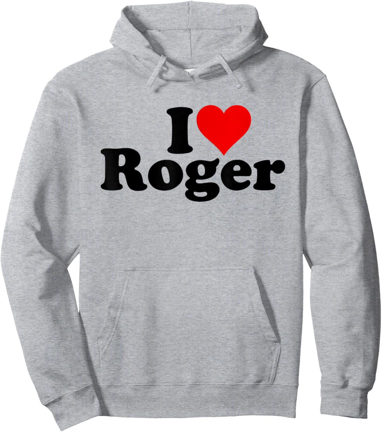 I Love Heart Roger Hoodie - Hoodie | Ash