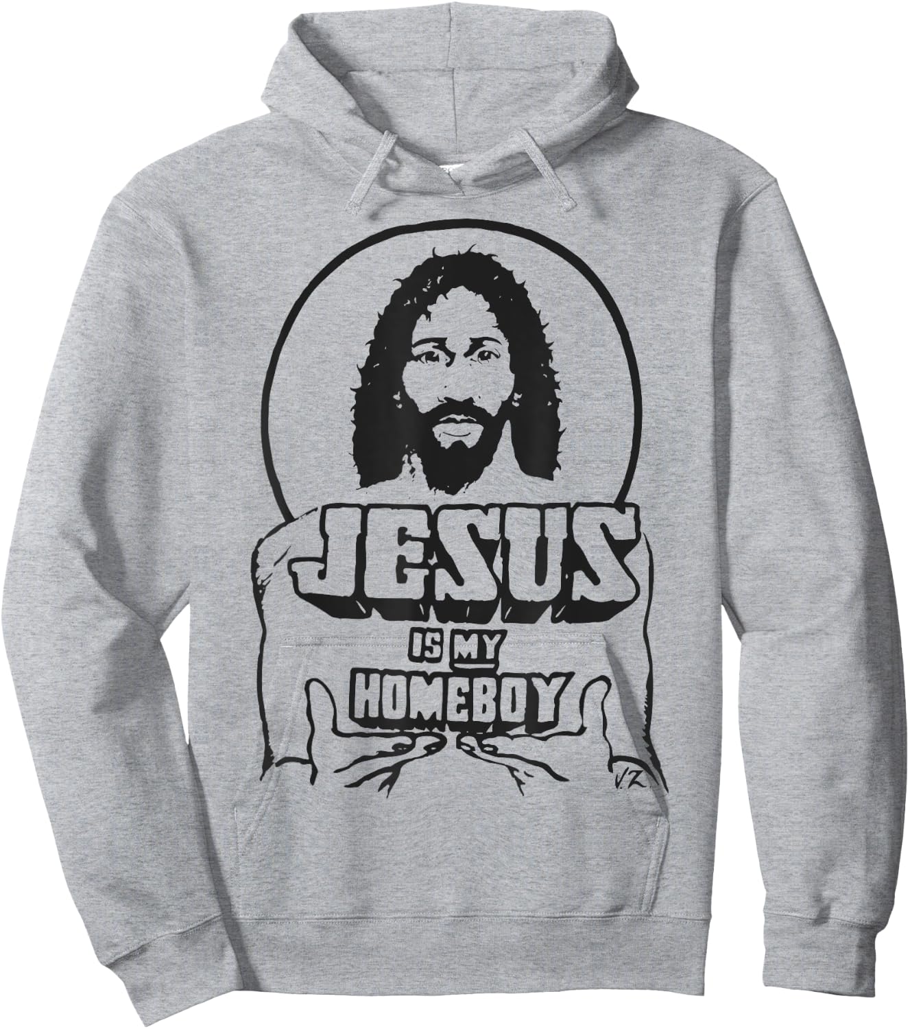 Original Official Jesus Is My Homeboy Hoodie - Hoodie | Ash