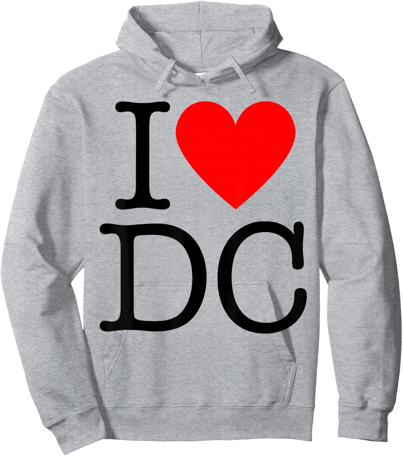 I Heart Washington - I Love DC Hoodie - Hoodie | Ash