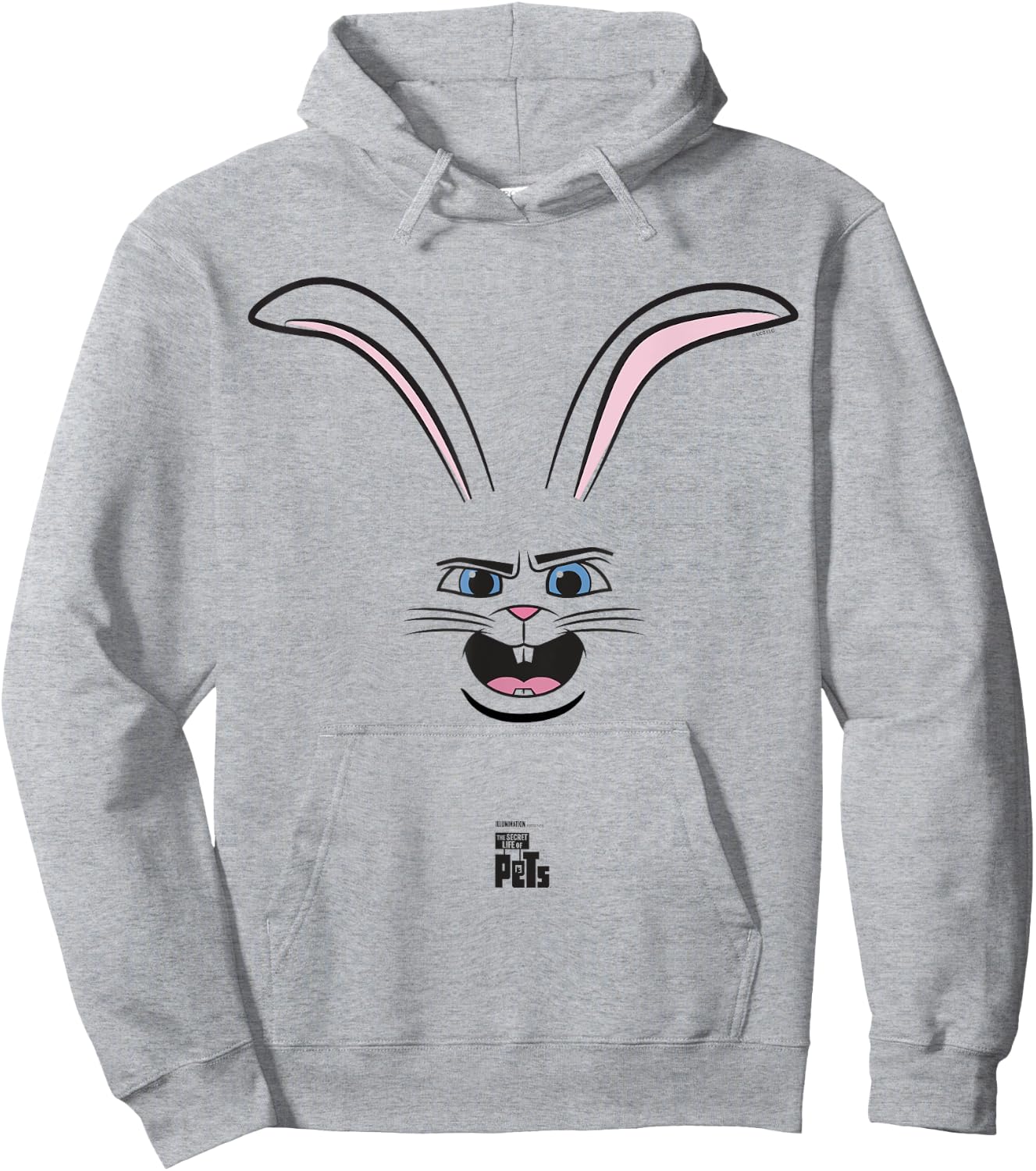 The Secret Life of Pets Snowball Big Face Hoodie - Hoodie | Ash