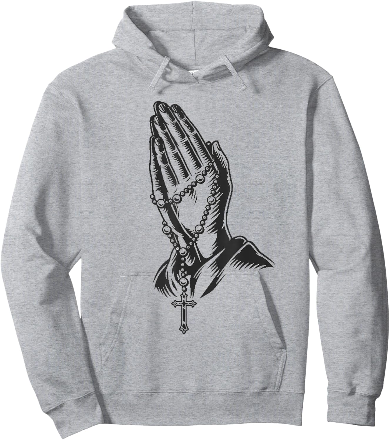 Praying hands Hoodie - Hoodie | Ash