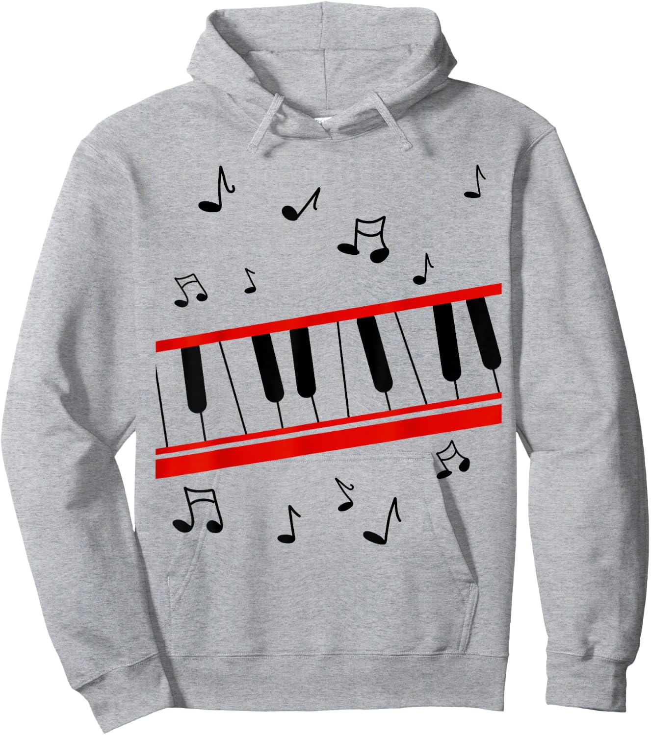 Retro 1980s Beat It Piano cartoon version Hoodie - Hoodie | Ash