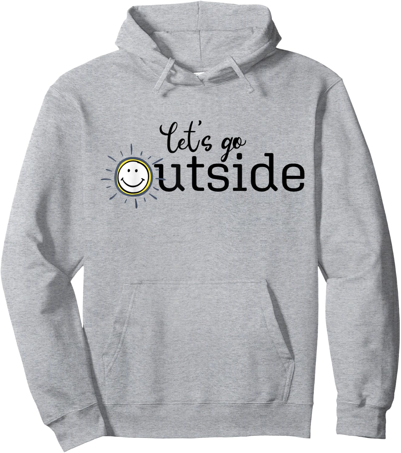 Let's Go Outside Hoodie - Hoodie | Ash
