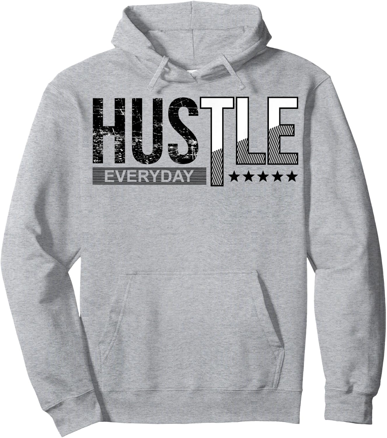 Hustle and Motivate Everyday Hoodie - Hoodie | Ash