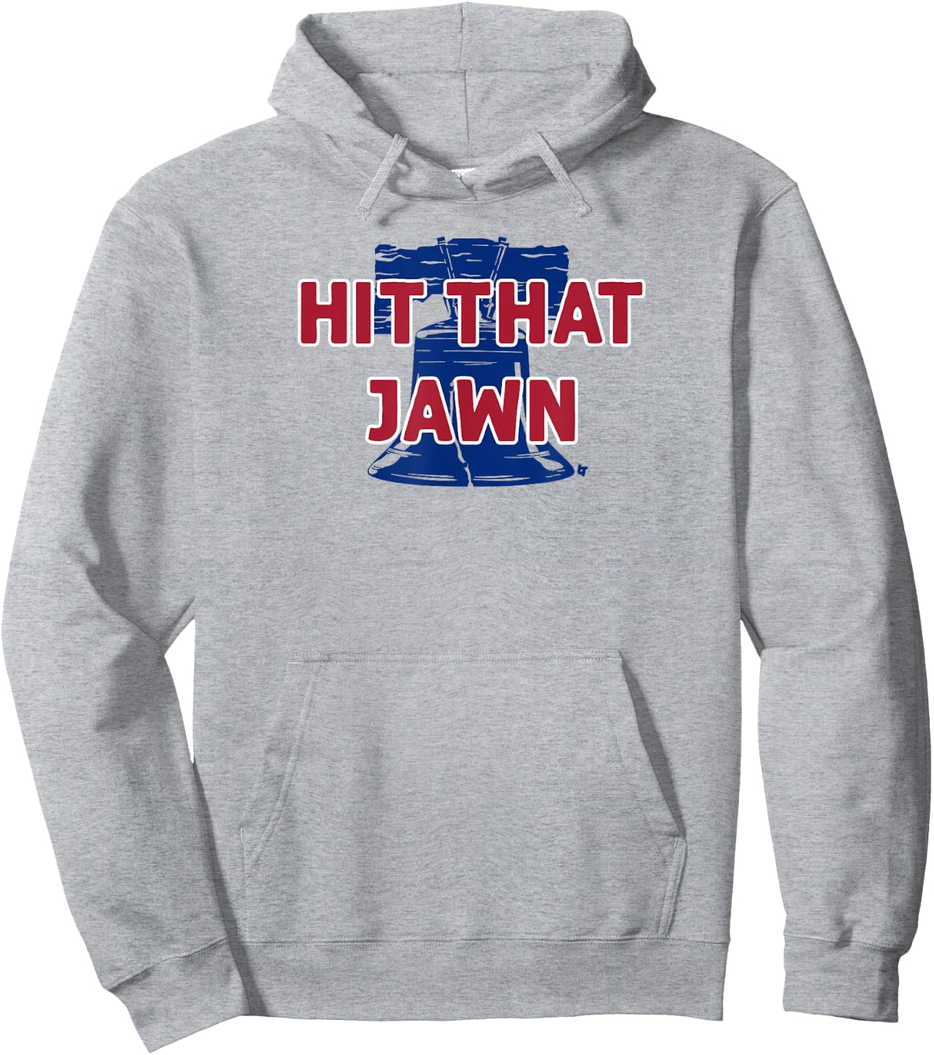 Hit That Jawn - Philadelphia Baseball Hoodie - Hoodie | Ash