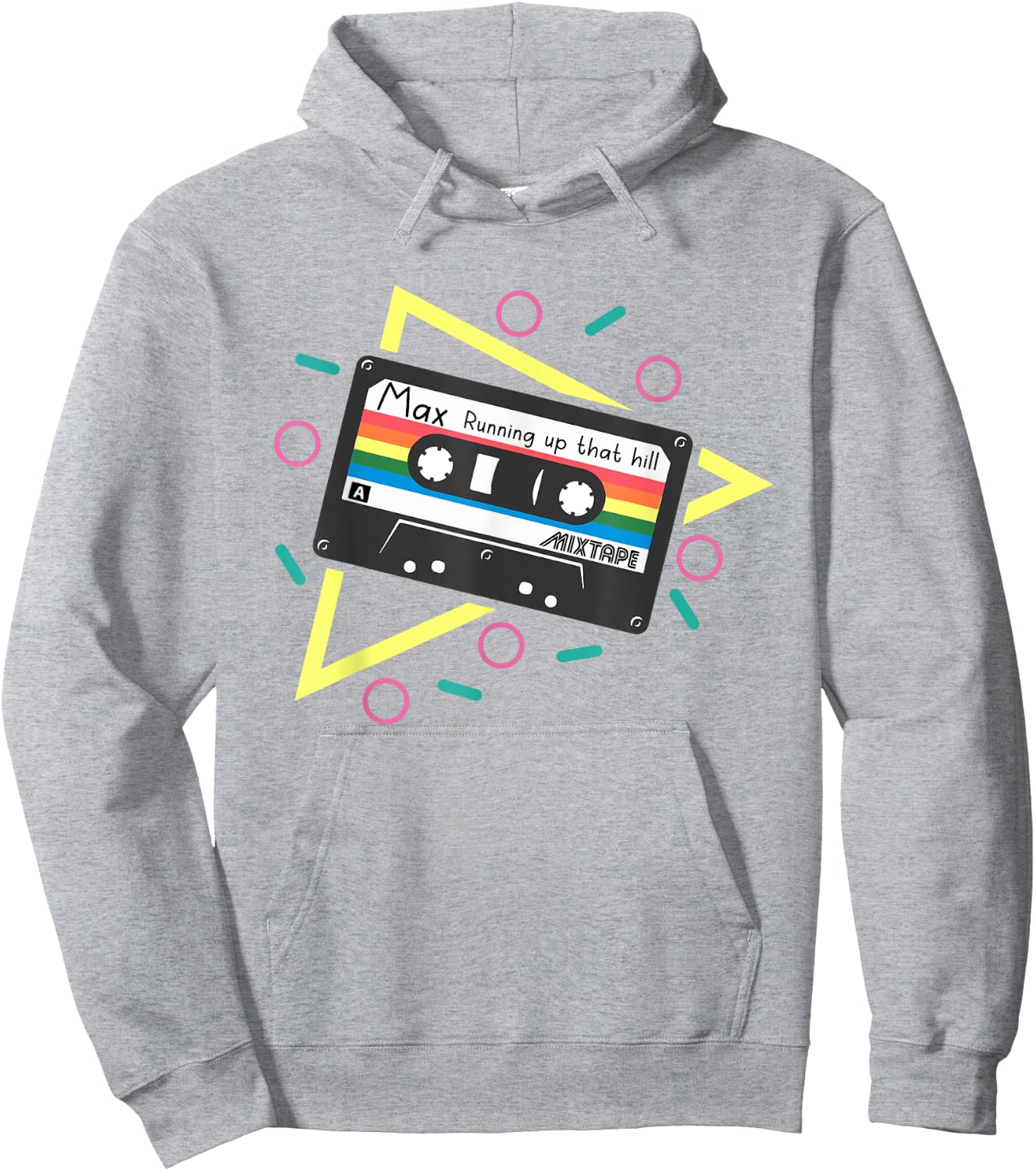Running Up That Hill Funny Cute 80s Max's Mix Hoodie - Hoodie | Ash