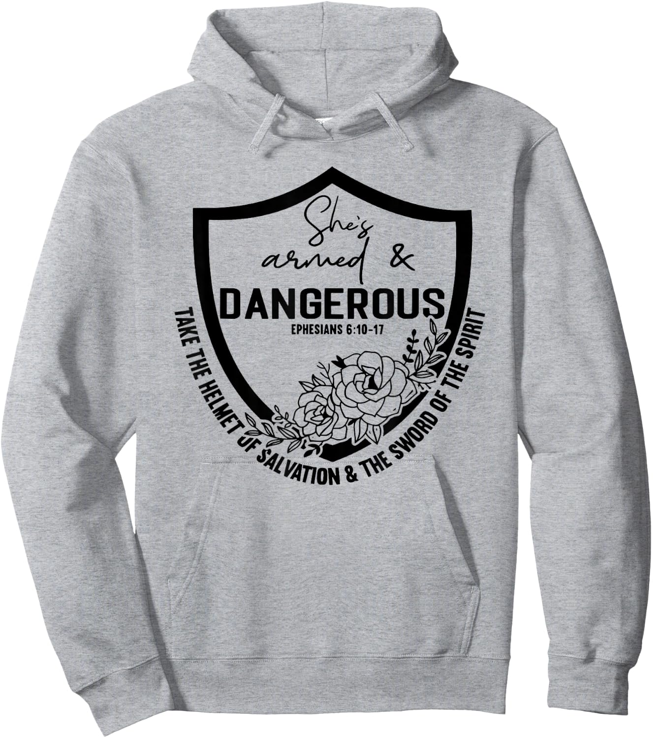 She is Armed And Dangerous Hoodie - Hoodie | Ash