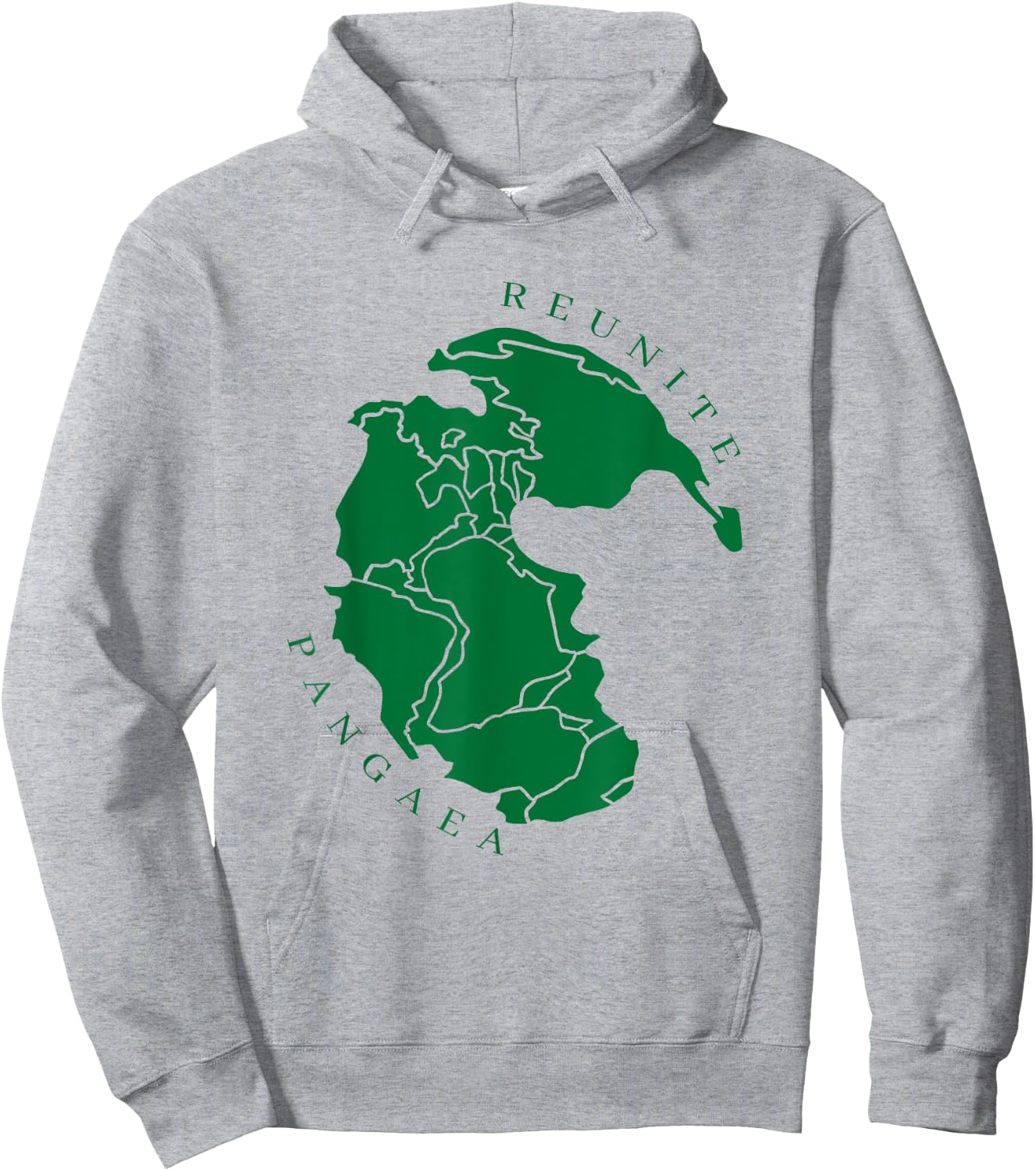 Reunite Pangaea : Clean Green Version Hoodie - Hoodie | Ash