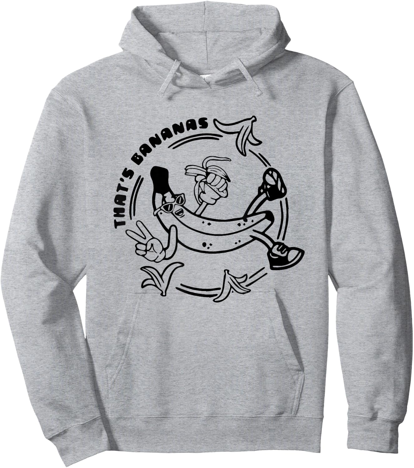 That's Bananas Funny Banana Cool Weird Vintage Hoodie - Hoodie | Ash