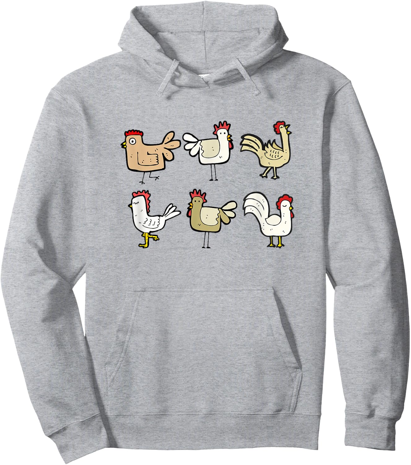 Chicken Shirt Hoodie - Hoodie | Ash