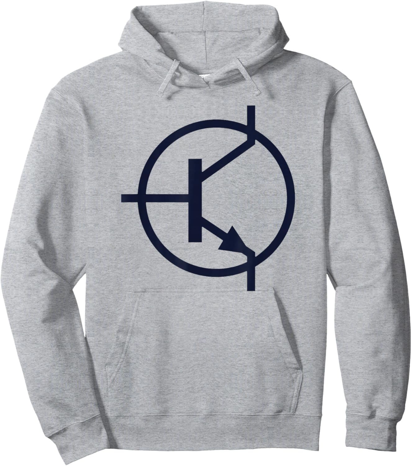 Transistor Electronic Circuit Diagram Symbol Hoodie - Hoodie | Ash