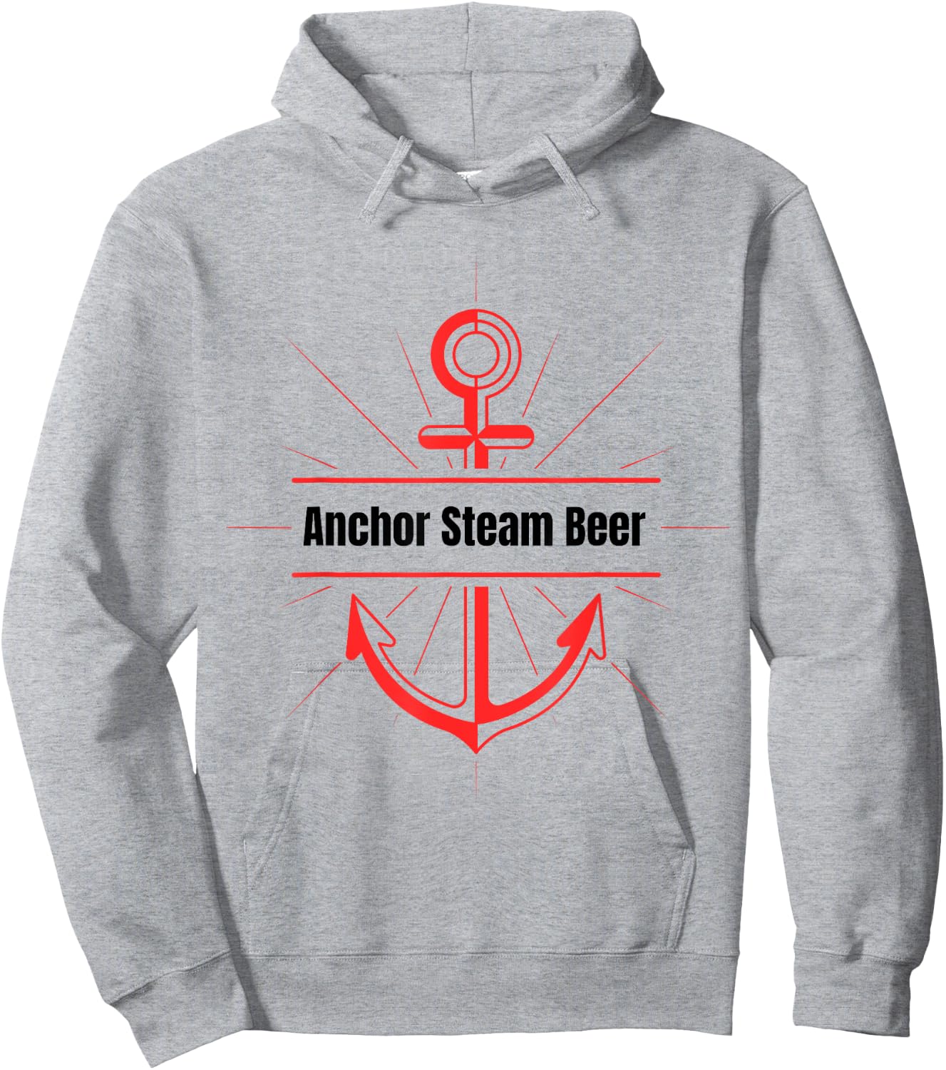 Anchor Steam Beer Hoodie - Hoodie | Ash