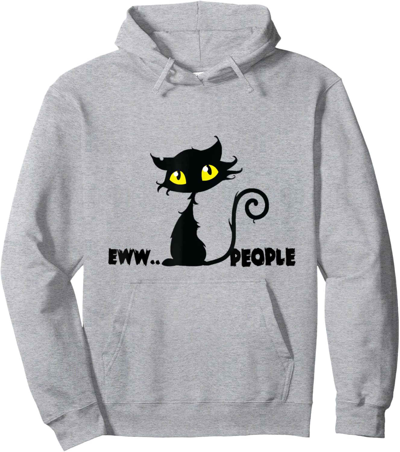 Eww, People Meow Cat Shirts Hoodie - Hoodie | Ash