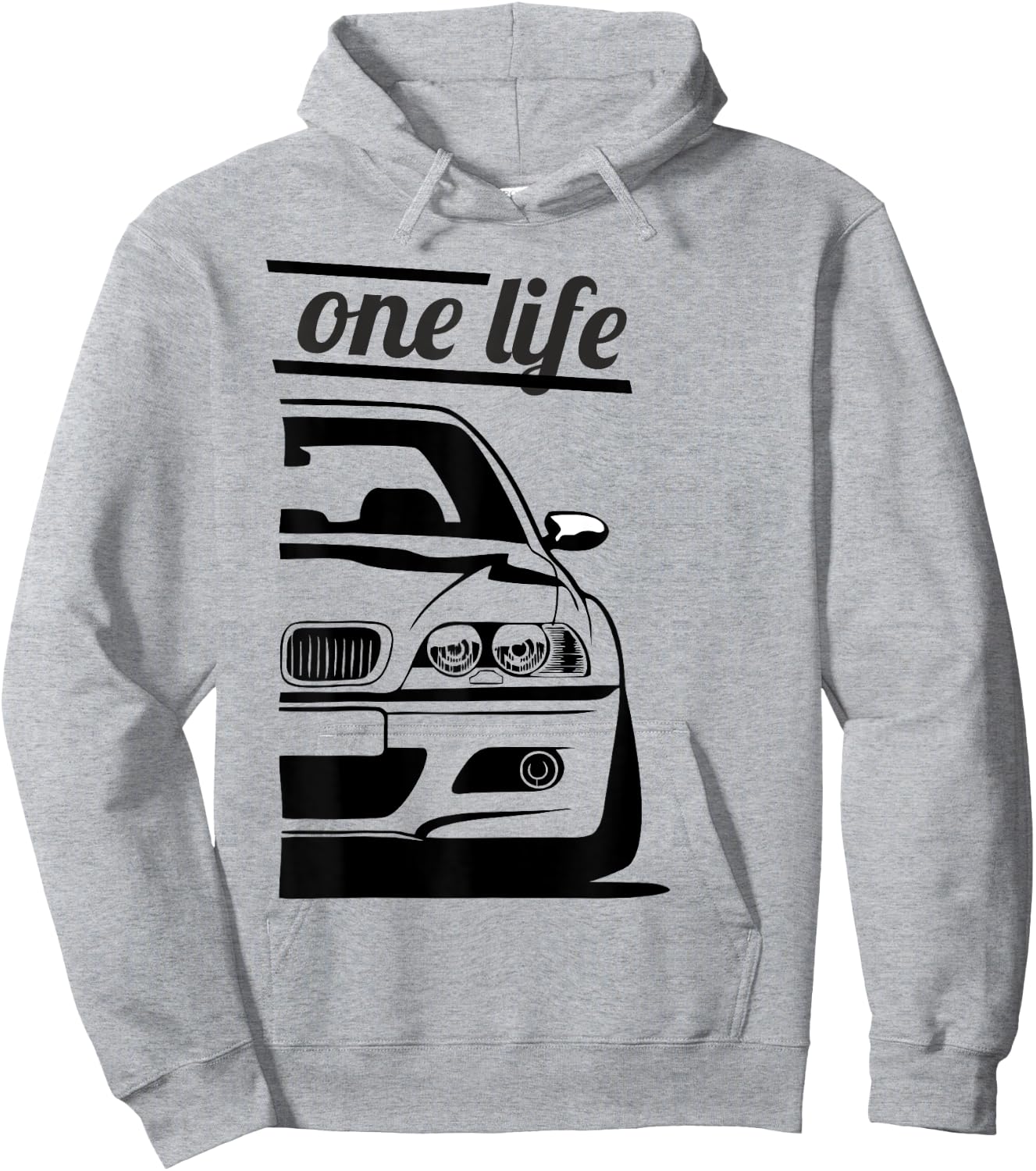 E46 3 Series - One Love One Life (Part 2/2) Hoodie - Hoodie | Ash
