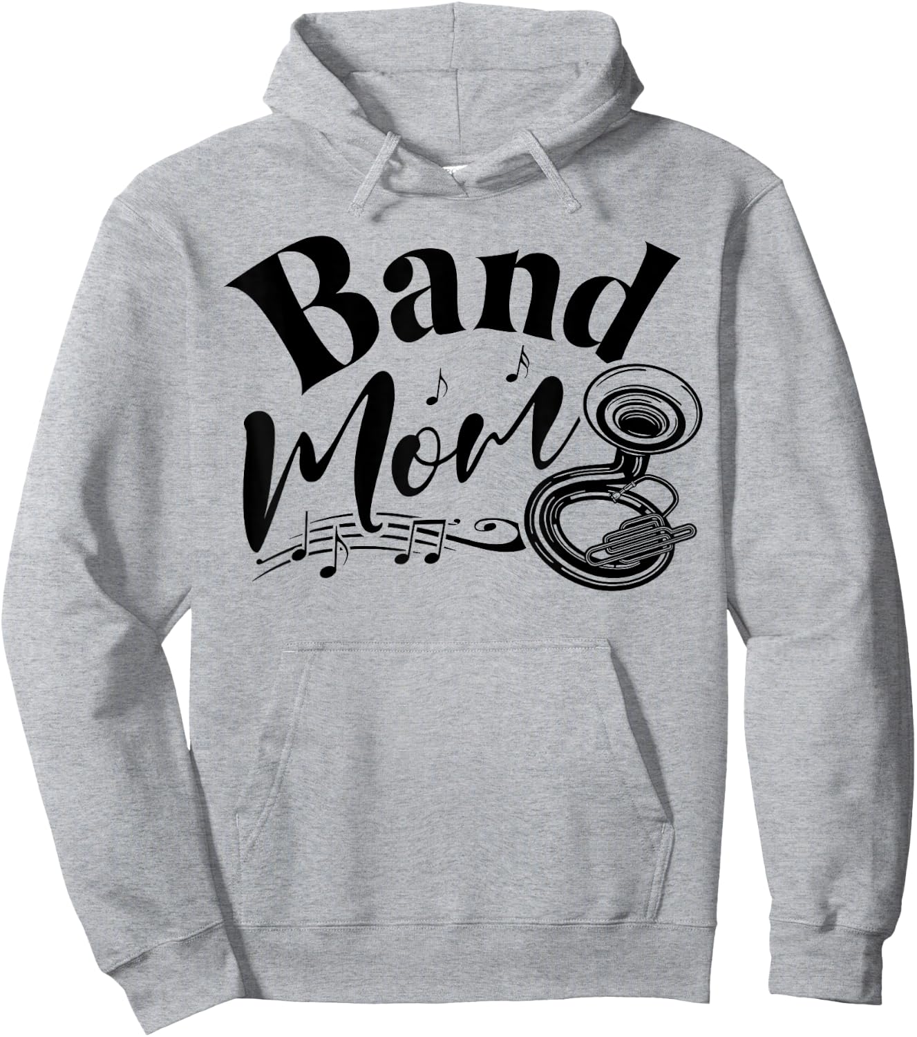 Sousaphone Band Mom Mother Mama Funny Hoodie - Hoodie | Ash