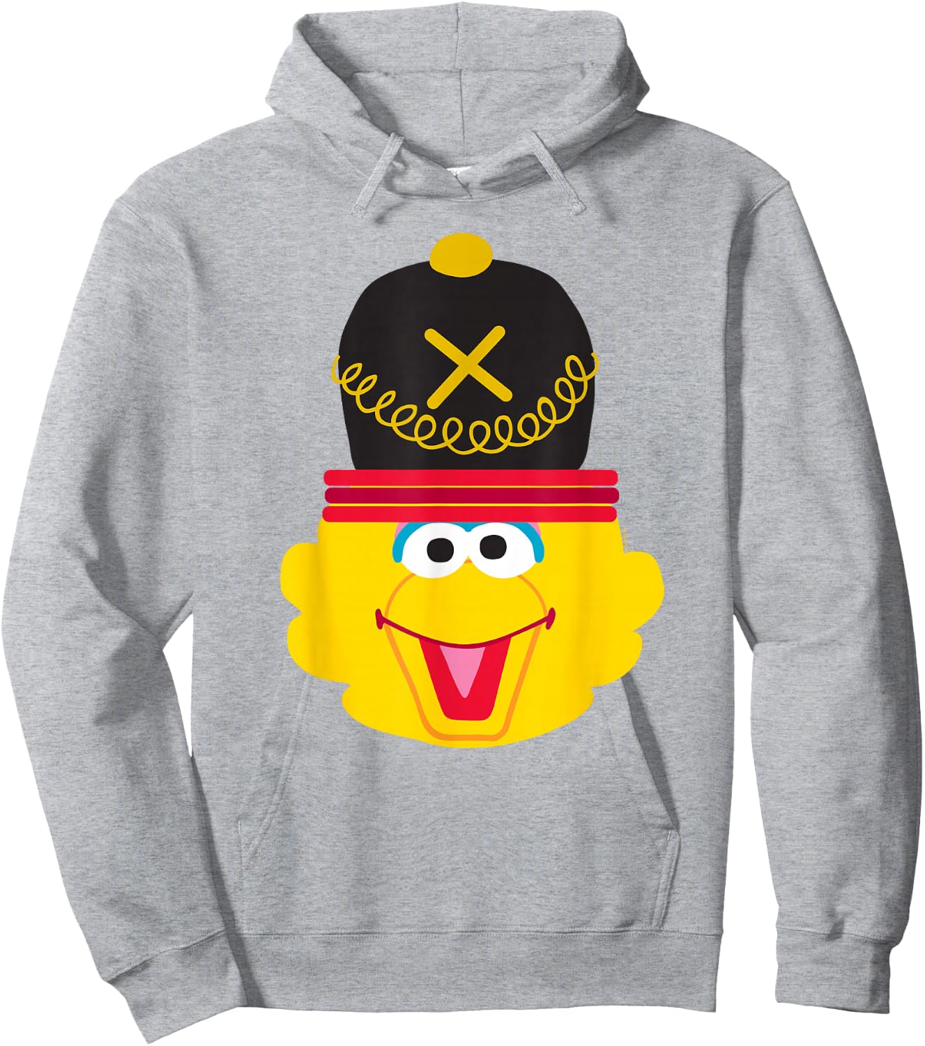 Sesame Street Christmas Nutcracker Big Bird Hoodie - Hoodie | Ash