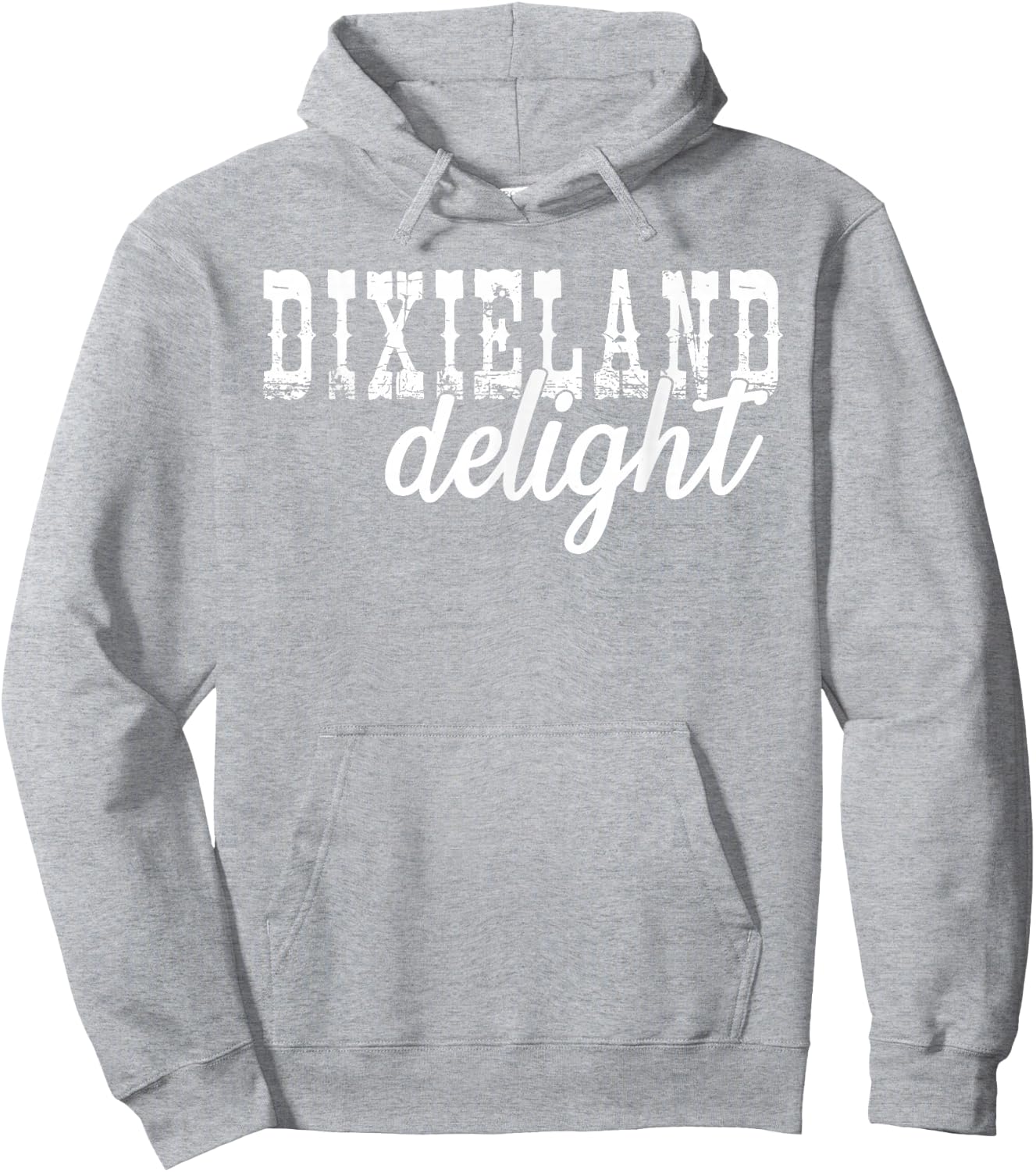 Dixieland Delight | Tennessee Orange Checker Hoodie - Hoodie | Ash